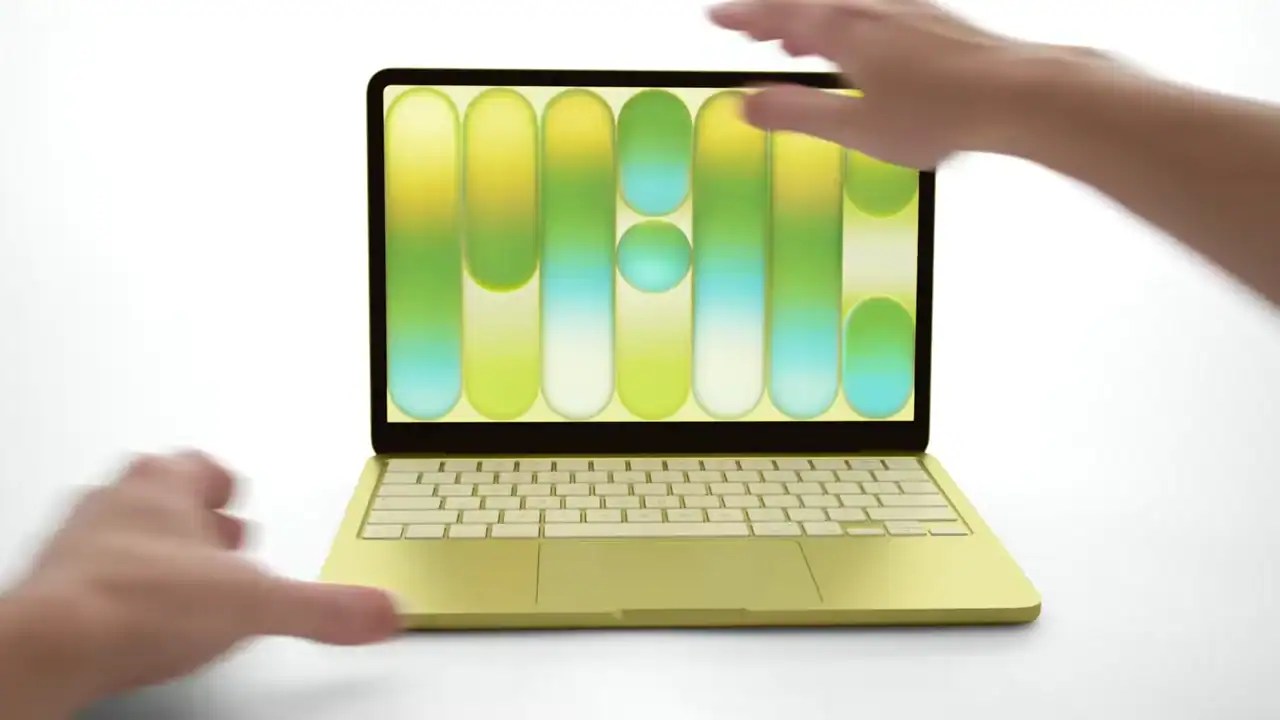 搭載 A18 Pro 的 MacBook Neo 執行多工文書處理。