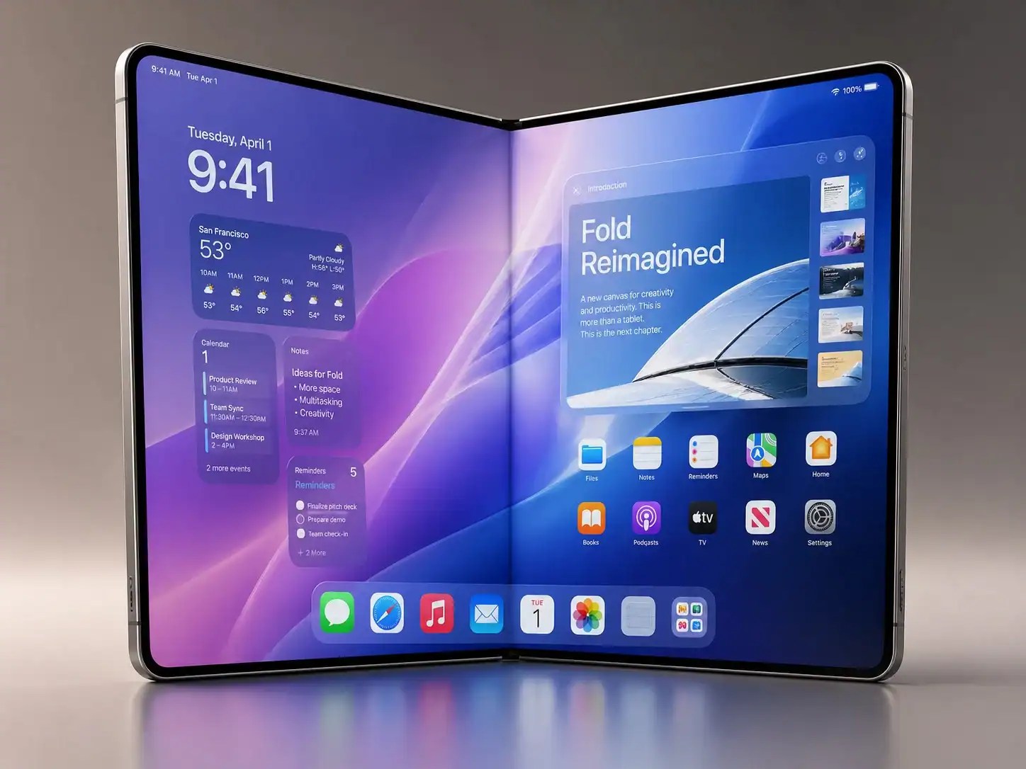 蘋果20吋摺疊iPad開發受阻 實驗品命運未定