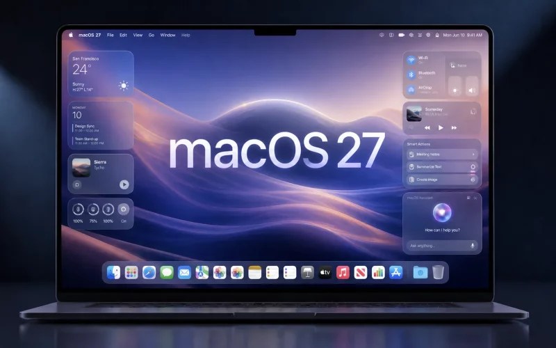 Apple macOS 27下月WWDC登場 個人化Siri觸控優化成亮點 相關畫面