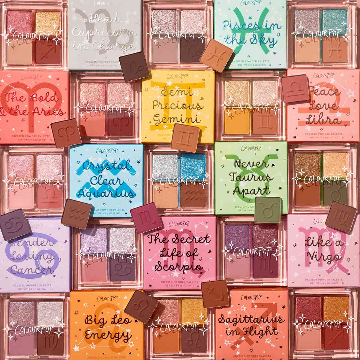 Do you look forward to the arrival of your astrology zone . Colourpop Created The Perfect Eyeshadow Palette For Your Zodiac Sign Instyle