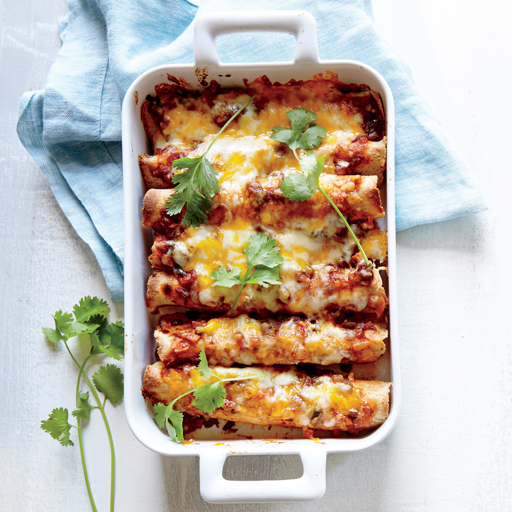 The best canned chicken enchiladas recipes on yummly | microwave chicken enchiladas, the easiest chicken enchiladas, easy creamy chicken enchiladas. Chicken And Black Bean Enchiladas Recipe Myrecipes
