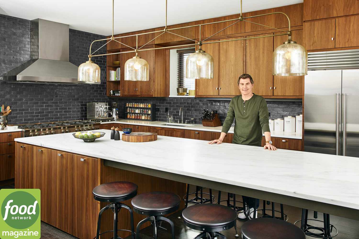 Check out chef bobby flays stunning home kitchen with this stunning peak into his home life. Inside Bobby Flay S New York City Home Kitchen People Com