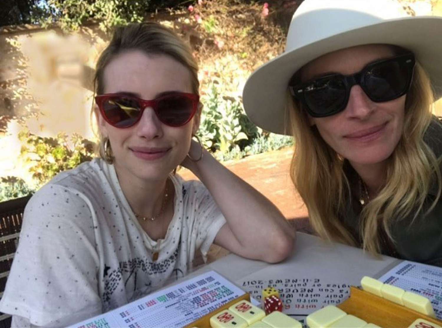 pix Julia Roberts Family julia roberts plays mahjong with niece