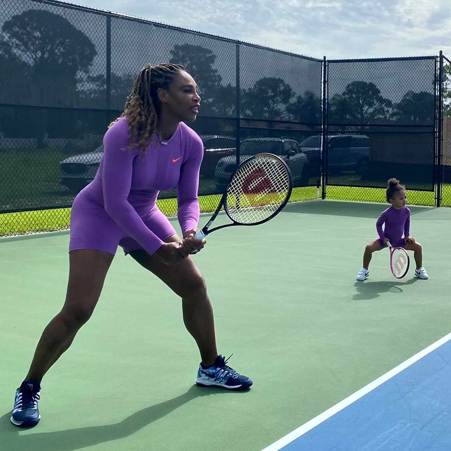 wallpapers Serena Williams Olympia Tennis serena williams and daughter olympia