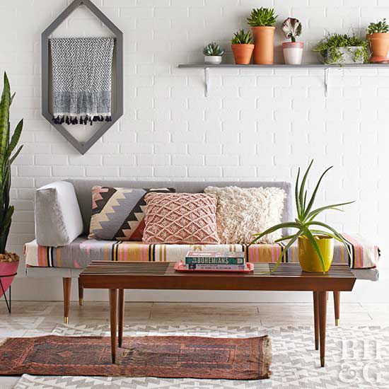 How To Wrap A Sofa Cushion Better Homes Gardens