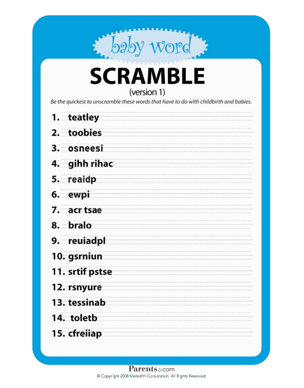 4 free printable baby shower games parents