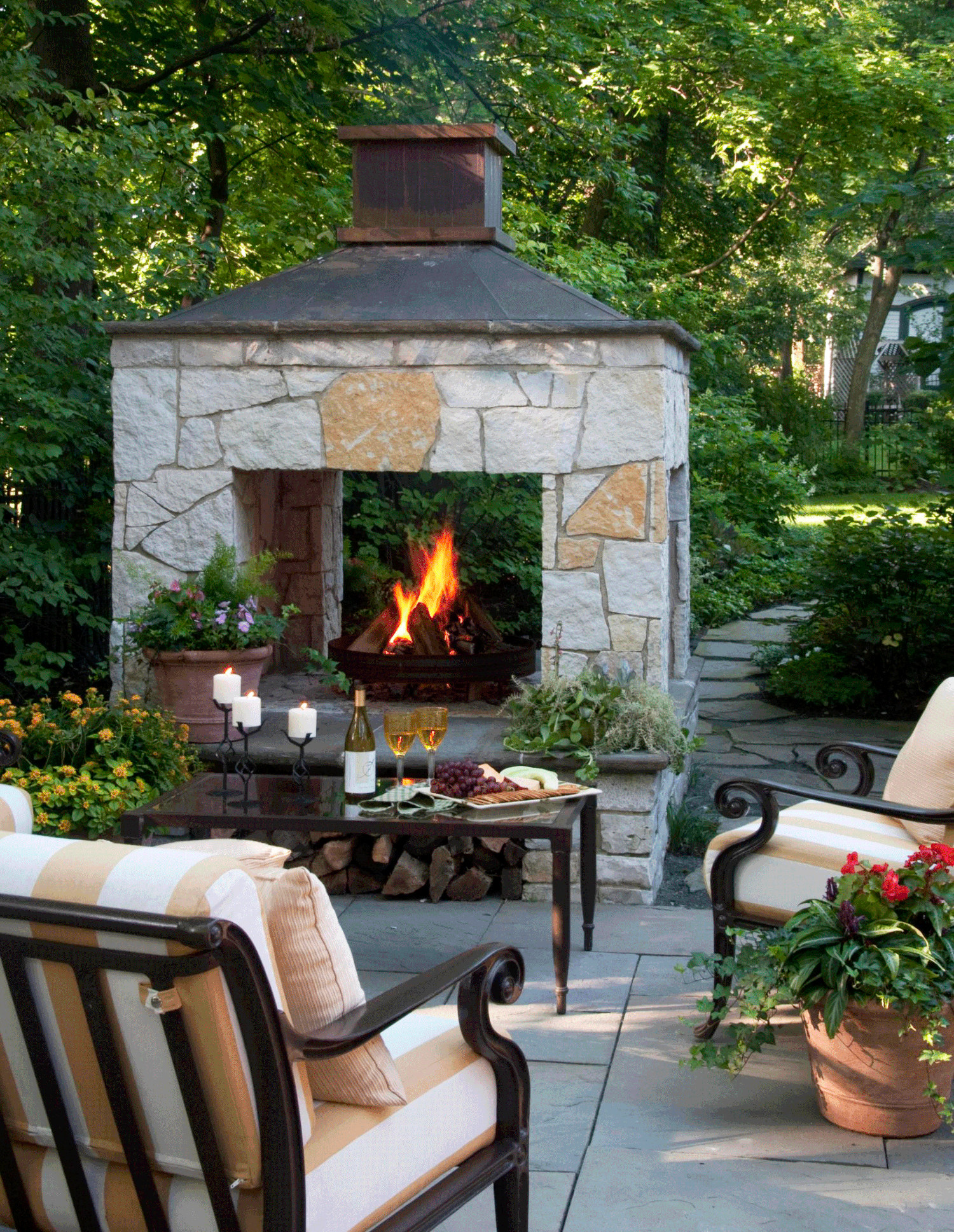 photo Outdoor Brick Fireplace Design Ideas 20 outdoor fireplace ideas midwest living