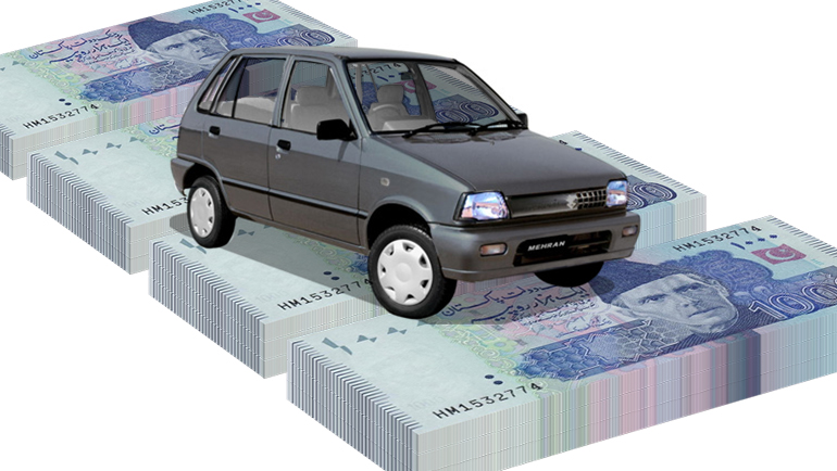 Used car prices pakistan