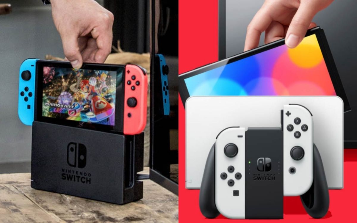 Nintendo switch oled vs switch: Nintendo Switch vs Switch OLED : quelles sont les ...