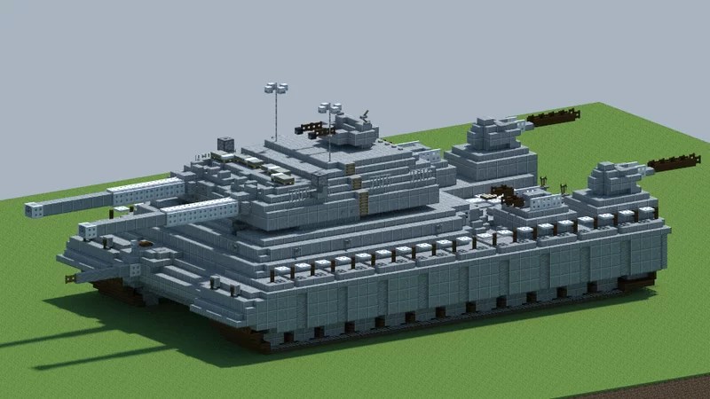 Landkreuzer P. 1000 Ratte, Super heavy tank [With Download] Minecraft Map