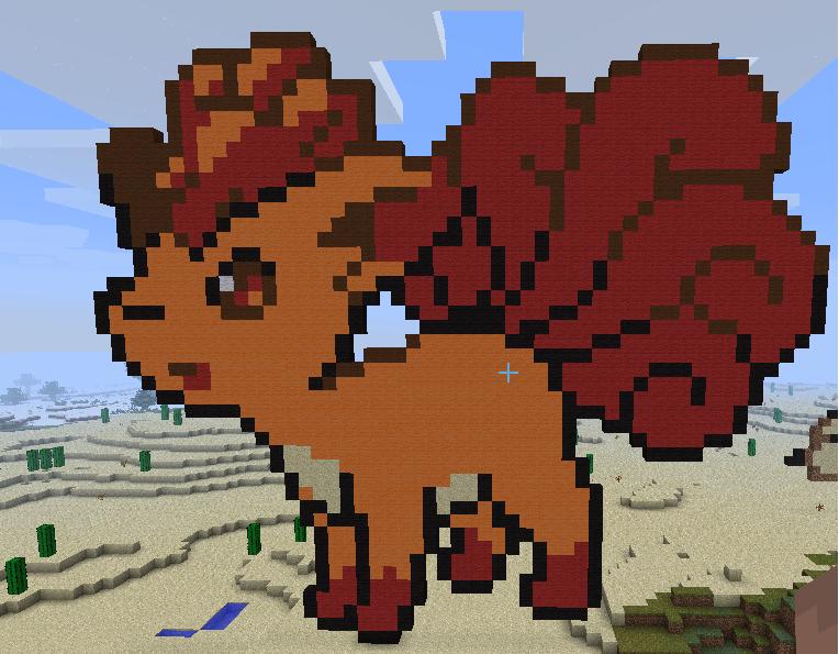 Vulpix pixel art