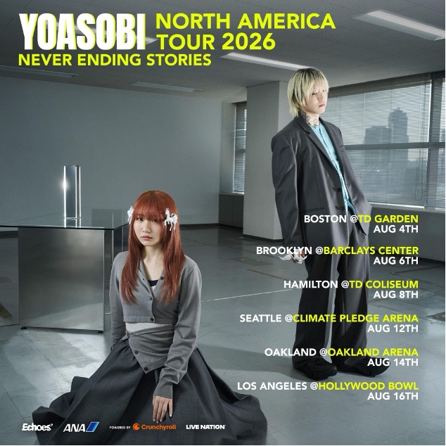 YOASOBI Map Out 2026 North American Arena Tour Pollstar News Image 