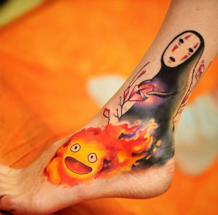 Inspirational Anime Tattoos Based On Studio Ghibli 693_x_700_jpg