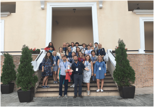 Подъем на высоту 2200 м на канатной дороге курорта «горки город». Russkij Ekspress Agentstvam Reklamnye Tury