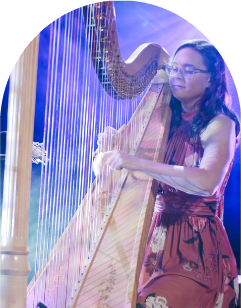 Modern harp wedding music