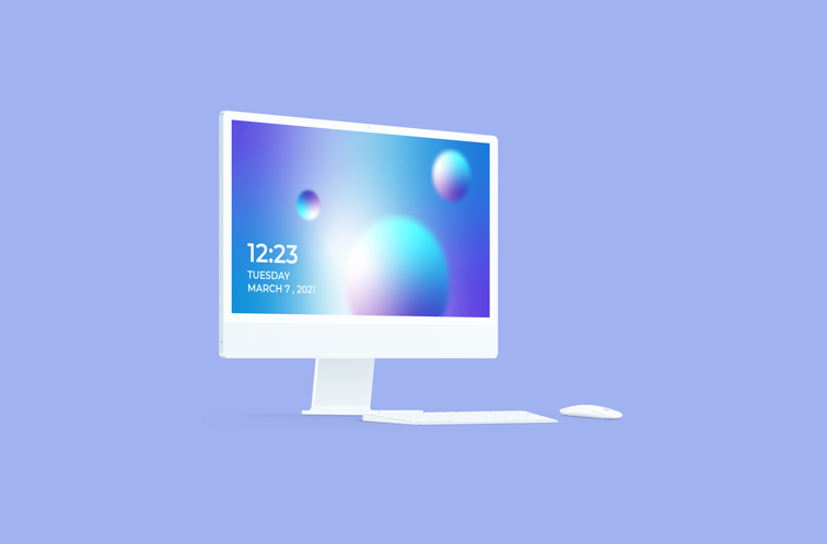 Free multi device clay mockup set. Imac 24 Inch Clay Mockups Renderforest