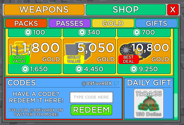 Roblox Weapon Kit Codes June 2026 Roblox Den Image 995fb0155c 