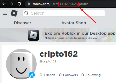 How To Find Your Roblox Player ID Desktop Mobile Roblox Den Image A5176caf17 
