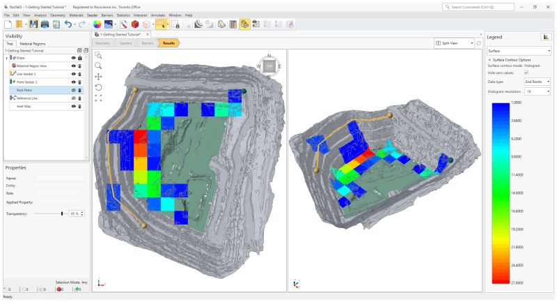 Rocfall3 Tutorials 1 Getting Started Tutorial - Premium Colorful Pattern Gallery - High Resolution