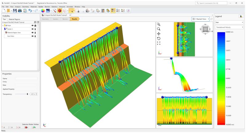 Tutorials Import Rocfall2 Model Tutorial - Incredible Geometric Picture - High Resolution