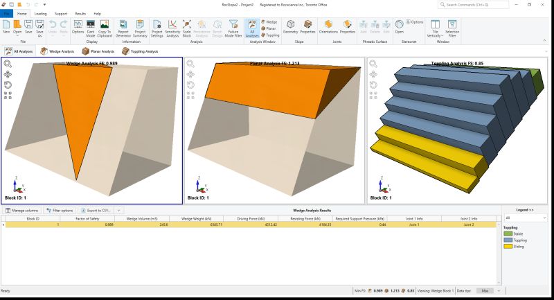 Rocslope2 Tutorials 8 Multiple Joint Sets - Download Creative Landscape Illustration | Mobile