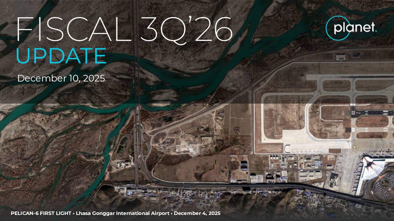 Planet Labs PBC 2026 Q3 Results Earnings Call NYSE PL 1 