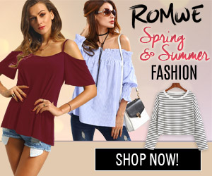 Shop ROMWE for the lastest in Spring and Summer fashion