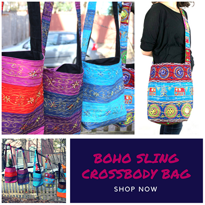 BOHO SLING CROSSBODY BAG