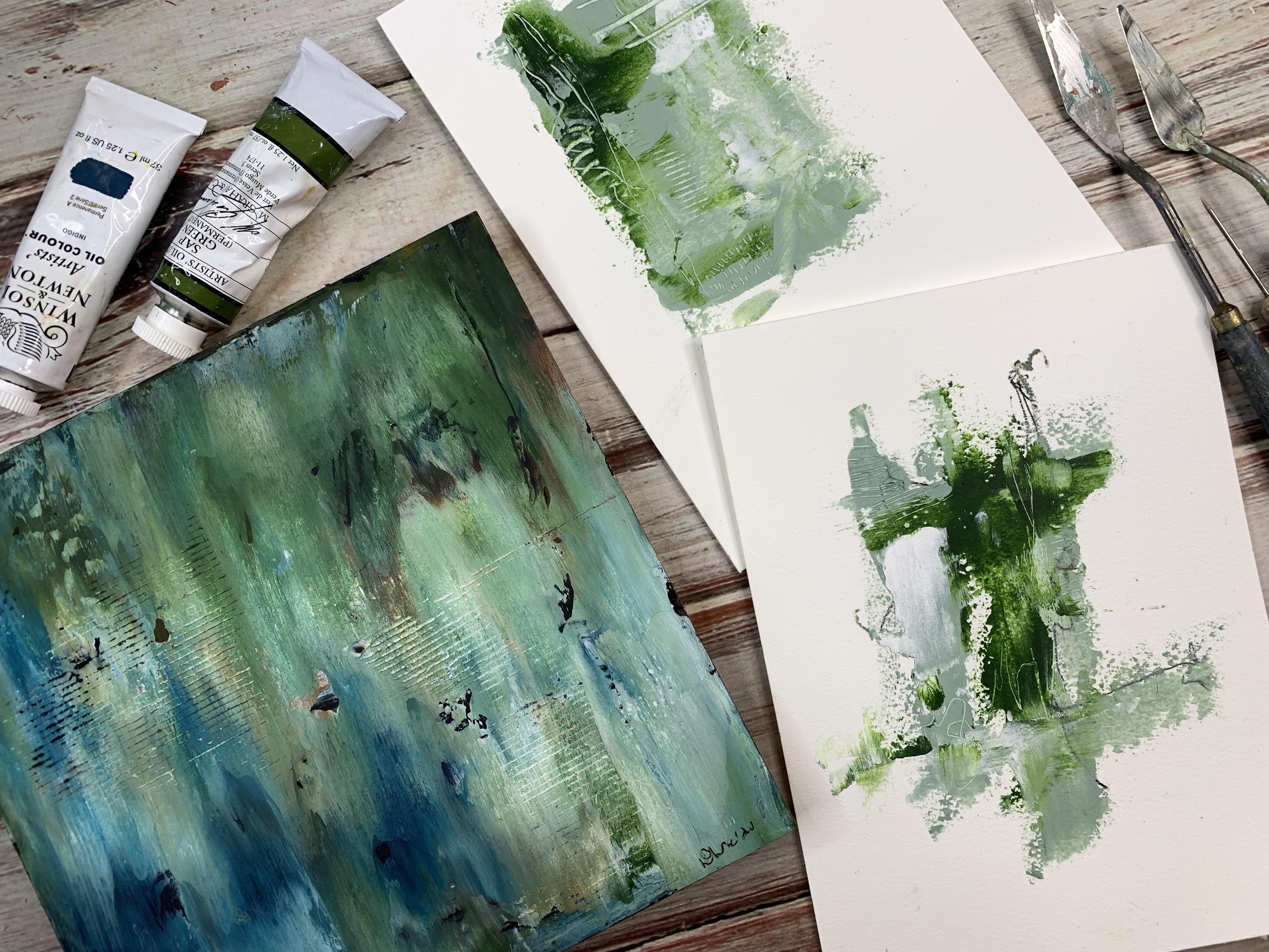 Introdução ao uso da cera fria e óleo para pinturas abstratas | DENISE LOVE  | Skillshare