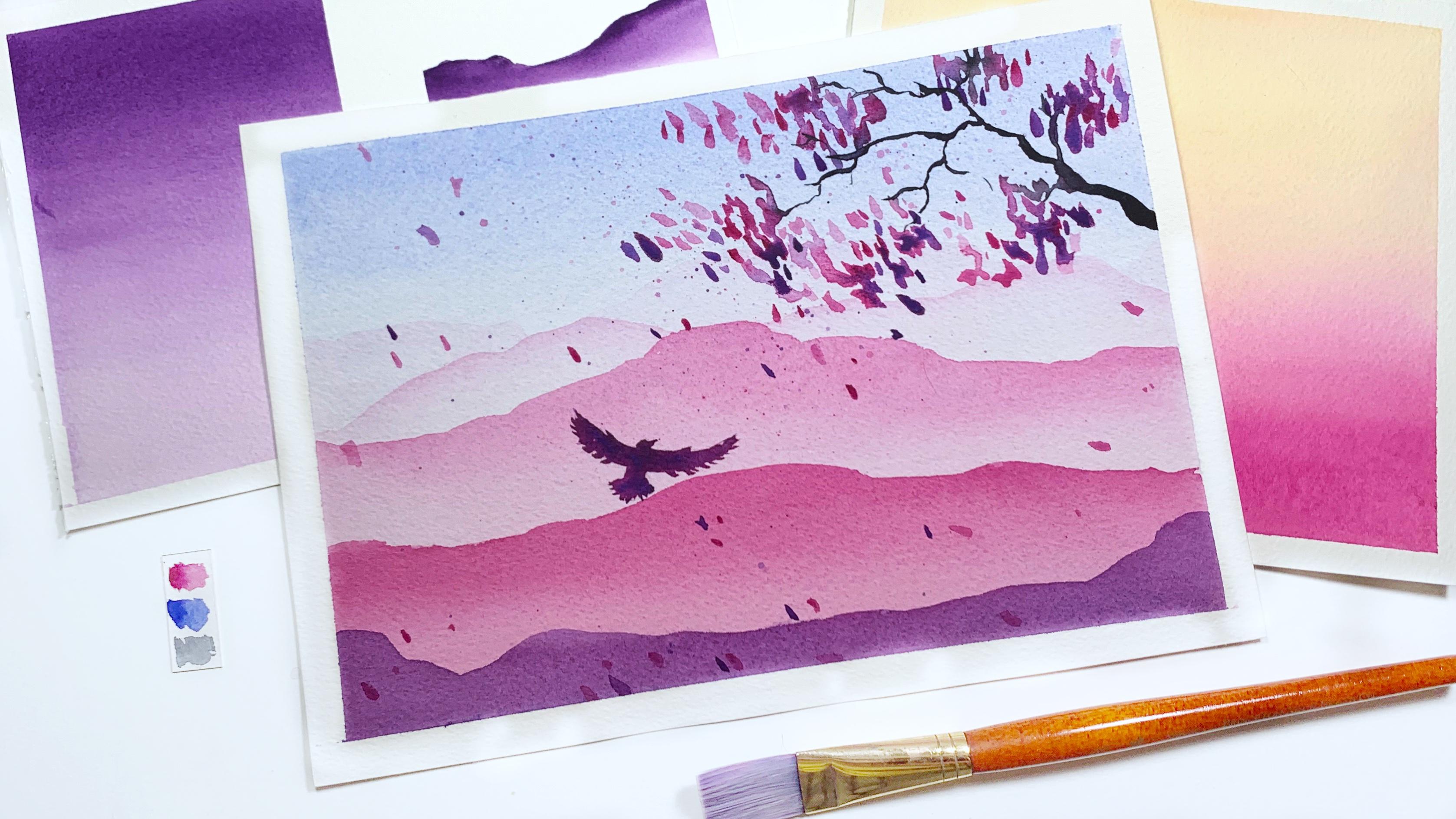 15.10.2021 · open the softorbits picture to watercolor painting converter. How To Watercolor Gradients Mountains Abigail Luna Skillshare