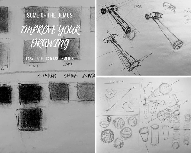 V Drawing Skills - Ocean Textures - Gorgeous 4K Collection