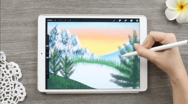 Drawing Landscapes Procreate - Download Stunning Abstract Picture | HD