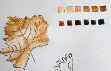 depth watercolor painting create skillshare sienna cobalt burnt glaze layer mix