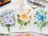 Loose Watercolor Flowers Tutorial Best Flower Site