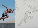 Figure Drawing The Gsl Method For Drawing Dynamic Poses Winged