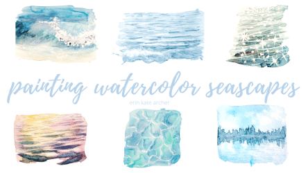 watercolor painting seascapes class wave anatomy skillshare