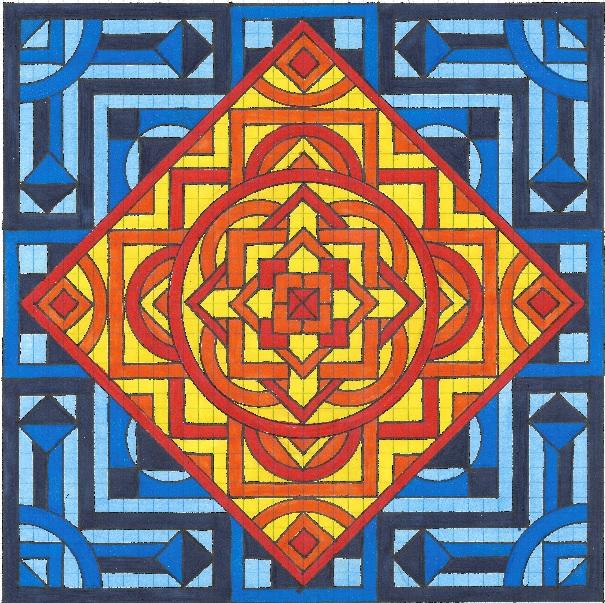 making mandalas graph paper method tiffany lovering