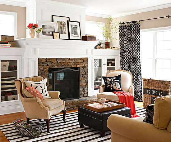 7 Ways To Arrange A Living Room With A Fireplace