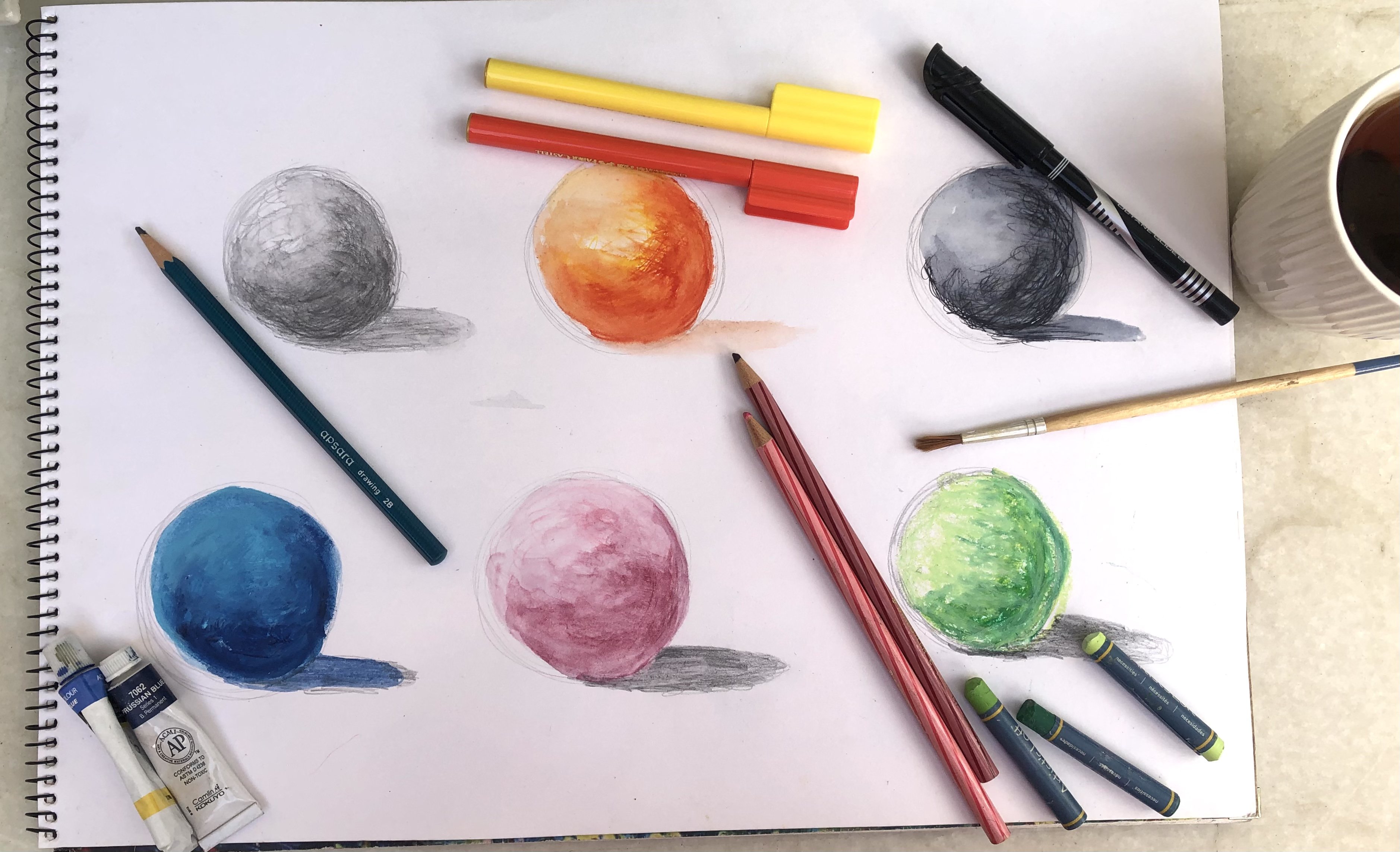 Whether you have an expensive heirloom fountain pen or a favorite ballpoint that's been with you for years, refills for pens are important when the ink runs dry. 6 In One Class Give Washes To Pencil Sketch Pens Pen Acrylics Colour Pencils Oil Pastels Surbhi Bahl Skillshare
