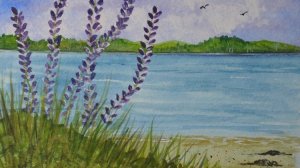 watercolor easy painting paint paintings learn copy beginner lupine lupines watercolors project course skillshare getdrawings paintingvalley