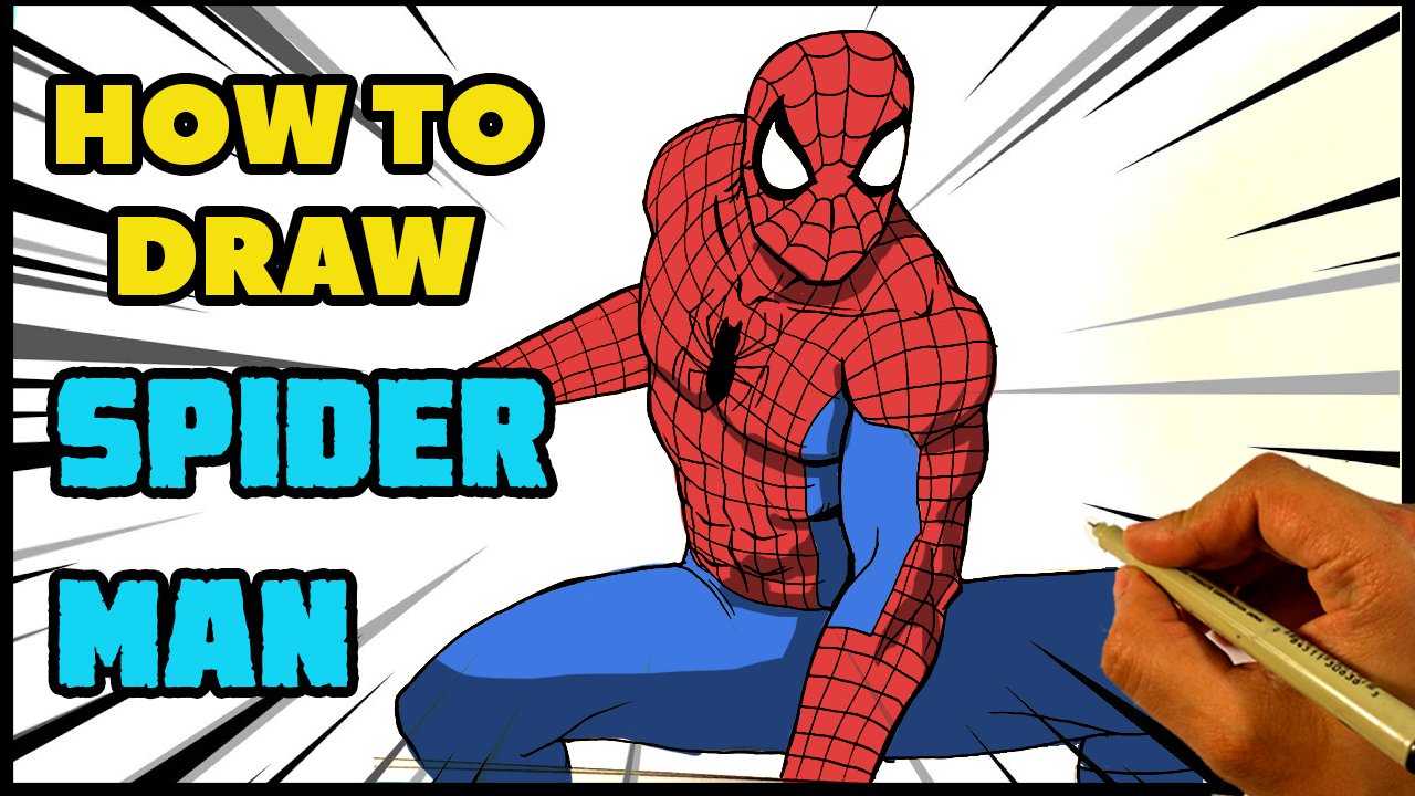 Cara membuat kartun spider man untuk anak cool art drawings,. How To Draw Spider Man Drawing For Beginners Enrique Plazola Skillshare