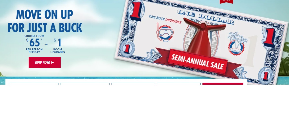 Carnival Cruise Line Semi Annual Sale Cruises Starting