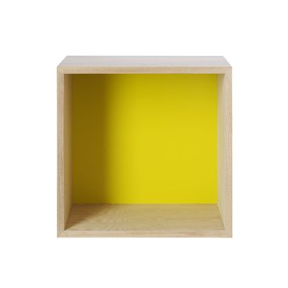 Ash Storage Module With Back – Medium Yellow | Blueworks