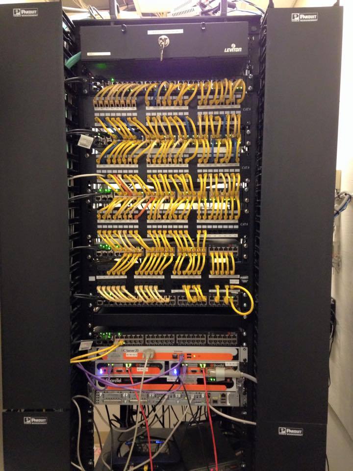 Patch Panels Installed In A Network Rack Where Lan Switches Are - Download Classic Dark Background | 4K
