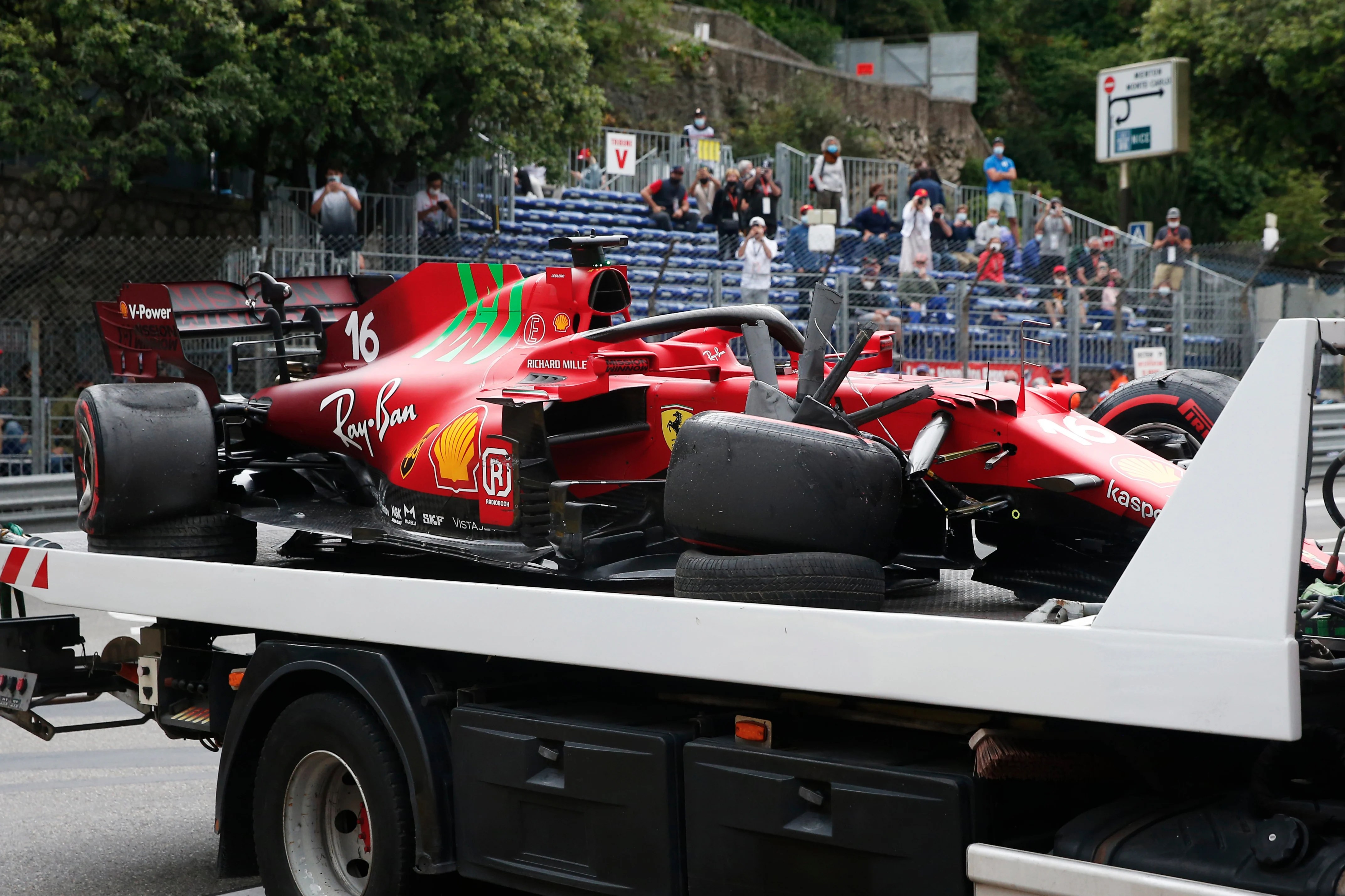 Follow the race through our live blog, find useful information about the circuit and view the . Monaco Grand Prix Charles Leclerc On Pole For Home Race Despite Crash With Lewis Hamilton Seventh Evening Standard