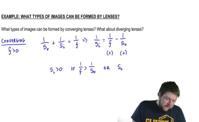 Thin Lens Equation, Optics, Converging Lens & Diverging Lens - Ph ...