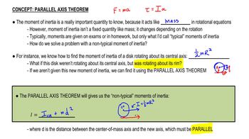 Understanding Torque And Angular Dynamics Through Parallel Axis Theorem Moment Of Inertia And - Abstract Illustration Collection - Full HD Quality