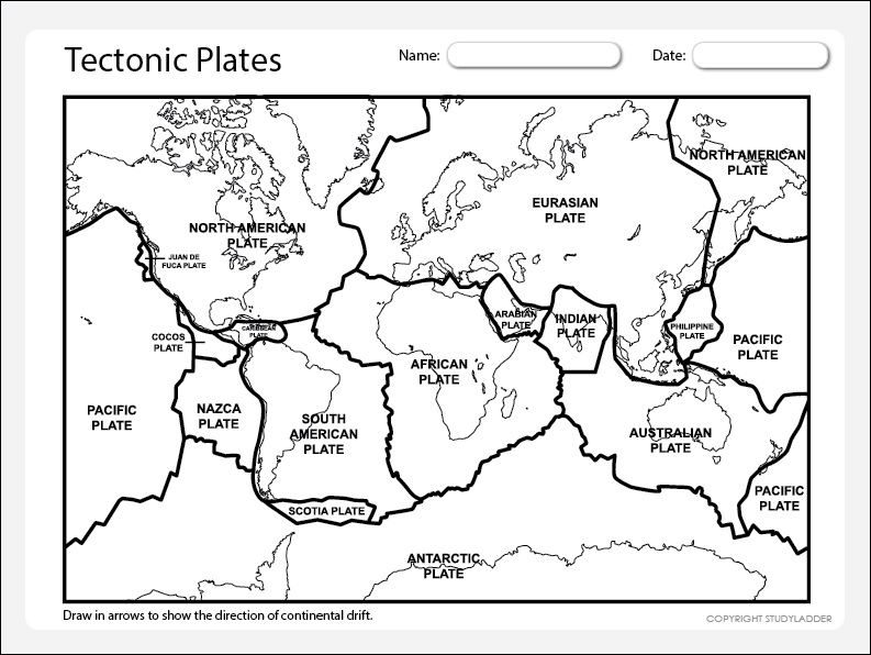 Tectonic plate movement