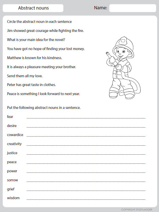 Abstract nouns