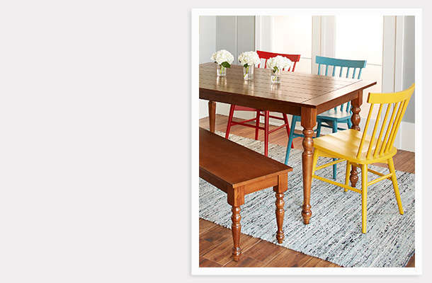 Distressed Dark Oak Wood Kitchen Dining Table -... : Target